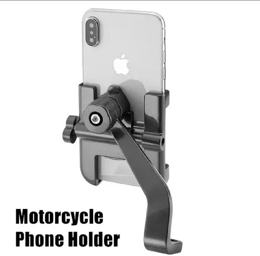 C2 Universal Aluminum Motorcycle Phone Holder – 360° Adjustable Handlebar Mount Stand for Secure Mobile GripC2 Universal Aluminum Motorcycle Phone Holder – 360° Adjustable Handlebar Mount Stand for Secure Mobile Grip