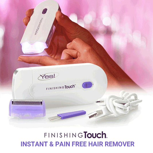 Rechargeable Yes Hair Remover Machine for Woman - Finishing Touch Electric Hair Removal Tool for Smooth Skin