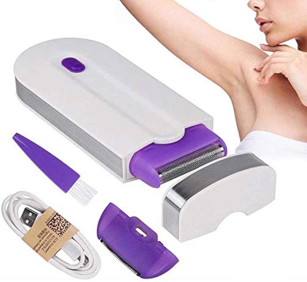 Rechargeable Yes Hair Remover Machine for Woman - Finishing Touch Electric Hair Removal Tool for Smooth Skin