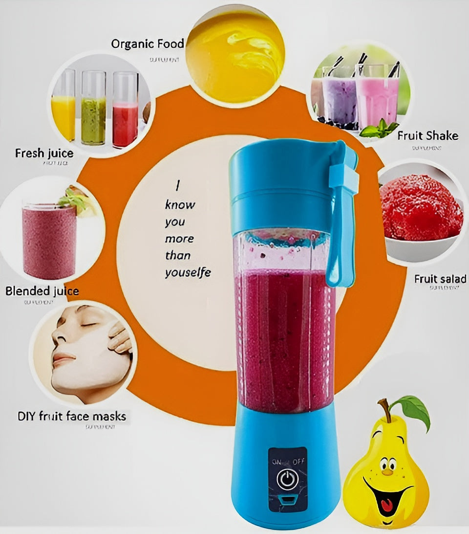 Portable Mini 6 Blade Juicer blender